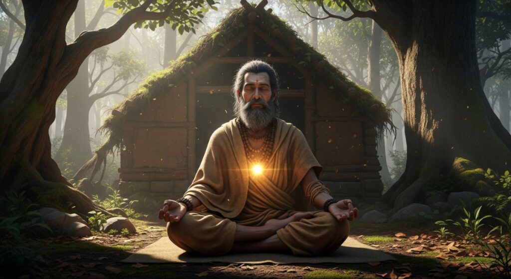 Ancient yogic practice of brahmacharya and inward discipline