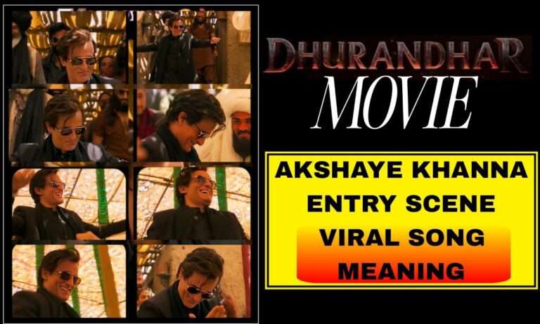 dhurandhar akshaye khanna entry scene viral trending song meaning and behind stotries