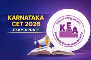 Karnataka CET 2026 exam update featured image showing KEA logo and official exam announcement