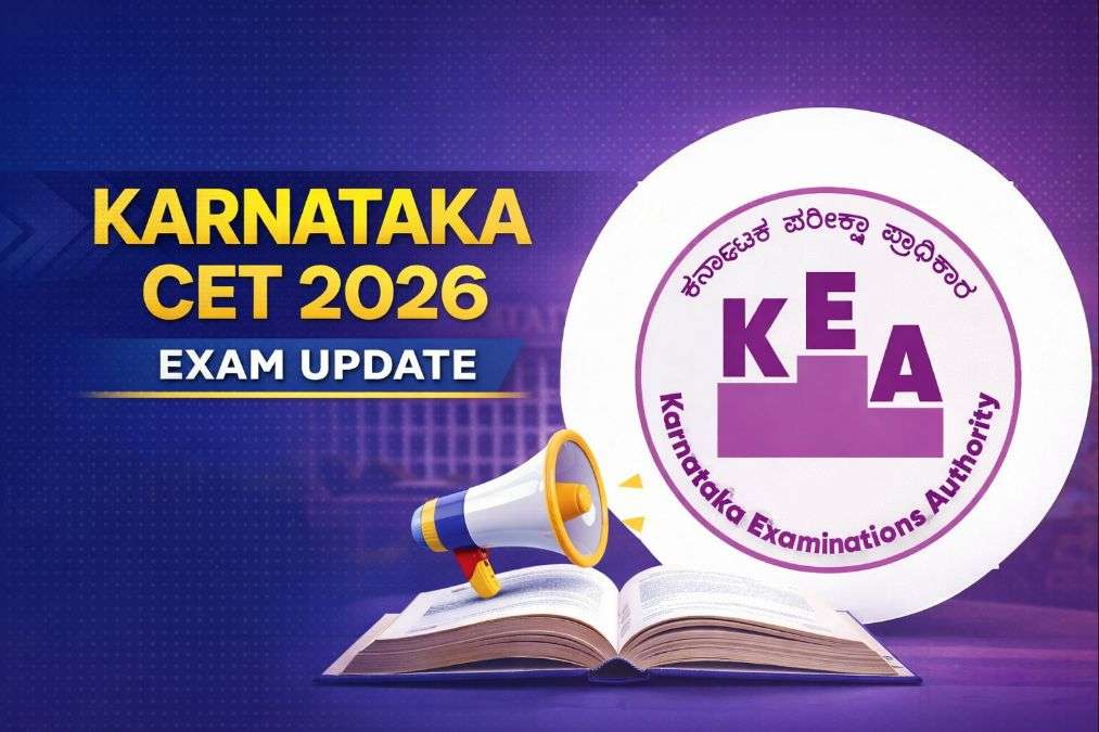 Karnataka CET 2026 exam update featured image showing KEA logo and official exam announcement