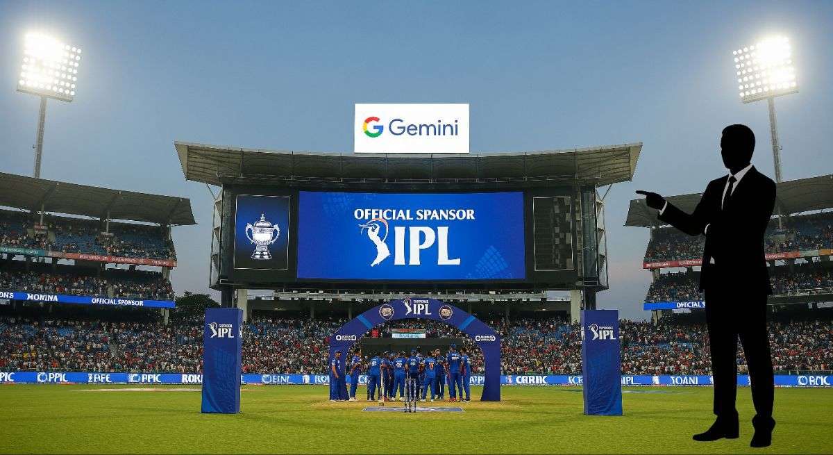 Google Gemini official IPL sponsorship deal worth ₹270 crore explained with cricket stadium visuals