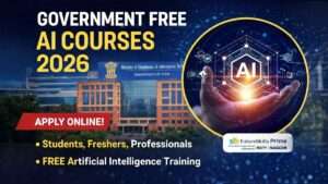 Government Free AI Courses 2026 launched by MeitY through FutureSkills Prime for students, freshers and professionals
