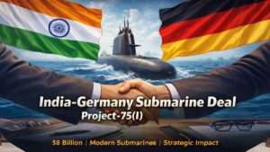 India–Germany submarine deal under Project-75(I) showing strategic defence partnership and next-generation Indian Navy submarines