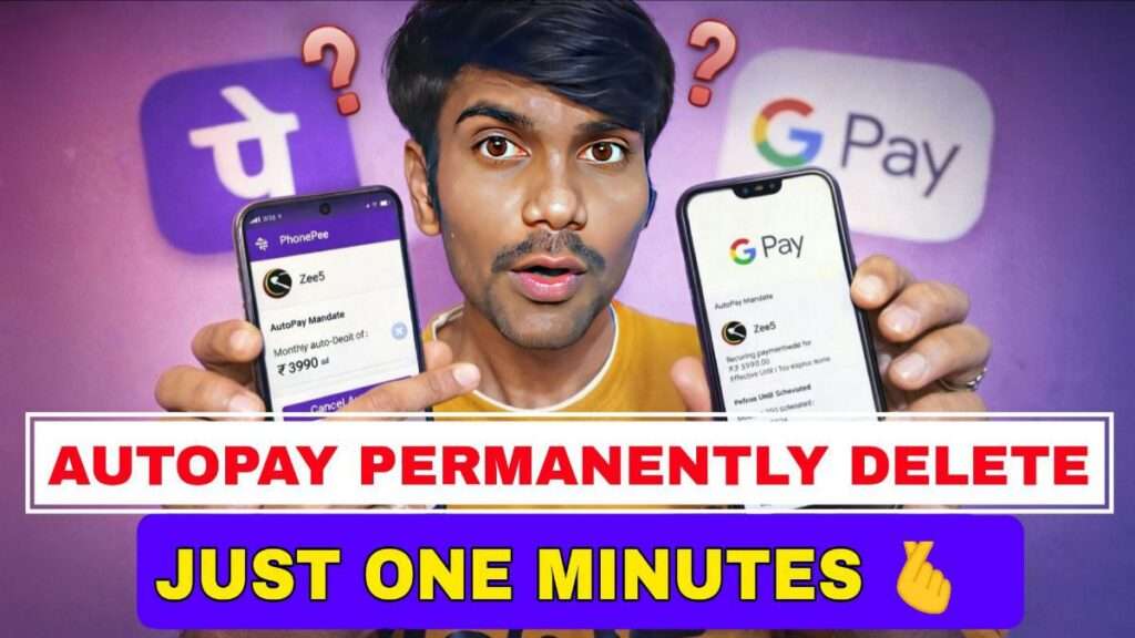 How To Permanently Delete UPI AutoPay & Stop Unwanted Recurring ...
