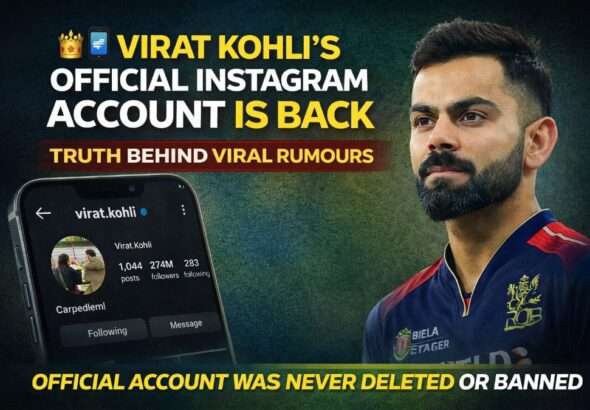 Virat Kohli official Instagram account active with verified profile, truth behind viral rumours that claimed account was deleted or banned