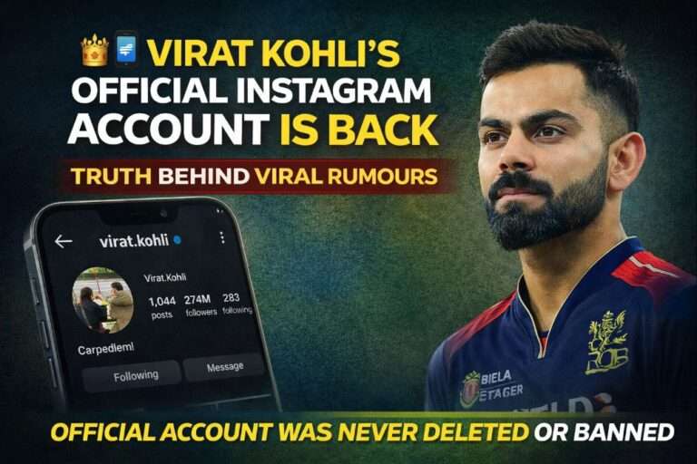 Virat Kohli official Instagram account active with verified profile, truth behind viral rumours that claimed account was deleted or banned