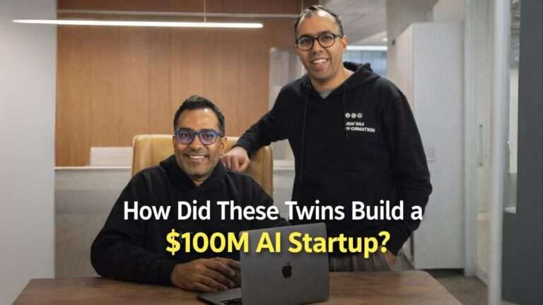 Mukund Jha and Madhav Jha, founders of Emergent Labs, discussing their $100M AI startup that builds web and mobile apps using artificial intelligence.