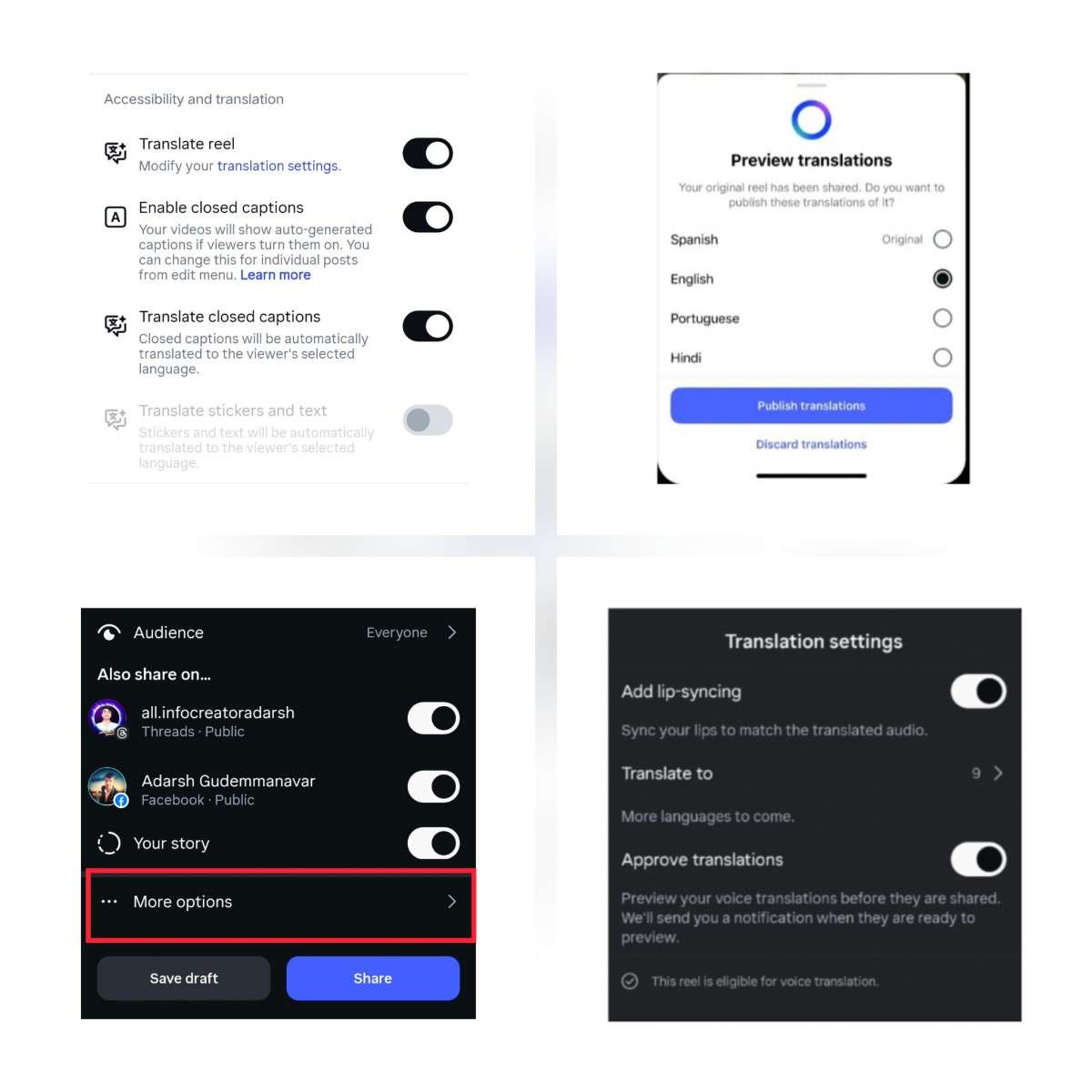Instagram Translate Reel Feature Tutorial 2026