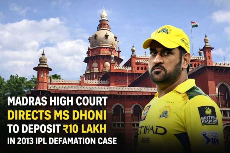 madras-high-court-ms-dhoni-10-lakh-2013-ipl-defamation-case