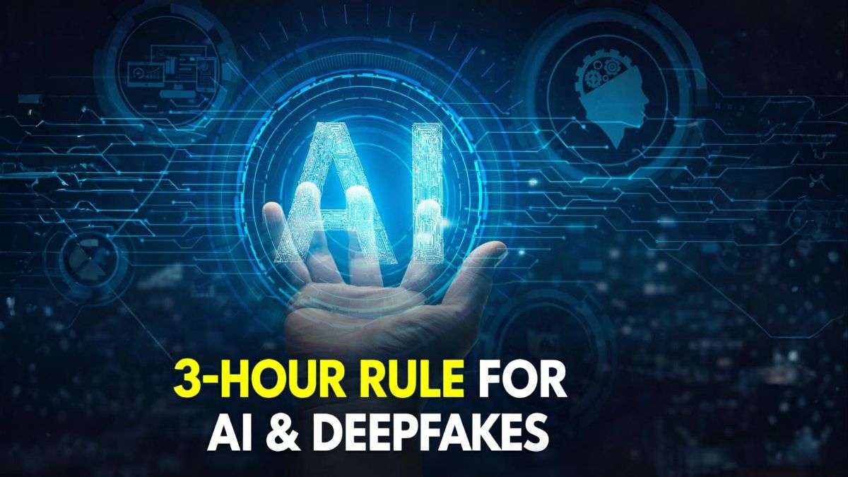 Government of India 3-hour rule for AI and deepfake content removal digital concept image