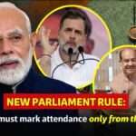 Members of Parliament inside Lok Sabha chamber as the government introduces a new digital seat-based attendance marking system for discipline and accountability.