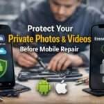 Protect private photos and videos on Android and iPhone before giving your mobile phone to a service centre for repair