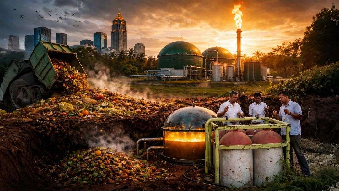 Bengaluru biogas plant converting wet waste into cooking gas as alternative to LPG in 2026
