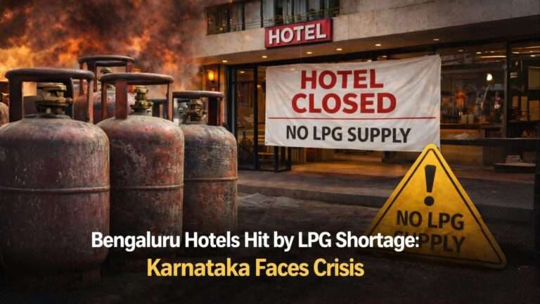Hotels in Bengaluru facing commercial LPG shortage forcing some restaurants to close temporarily in Karnataka