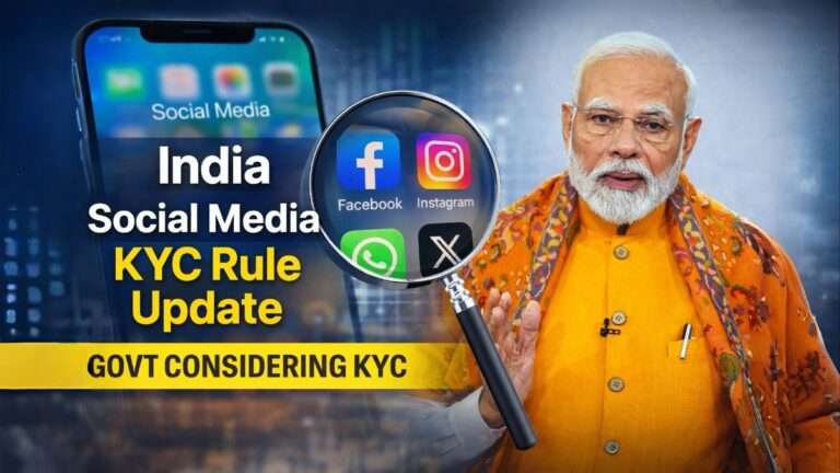 Indian government KYC verification proposal for social media apps