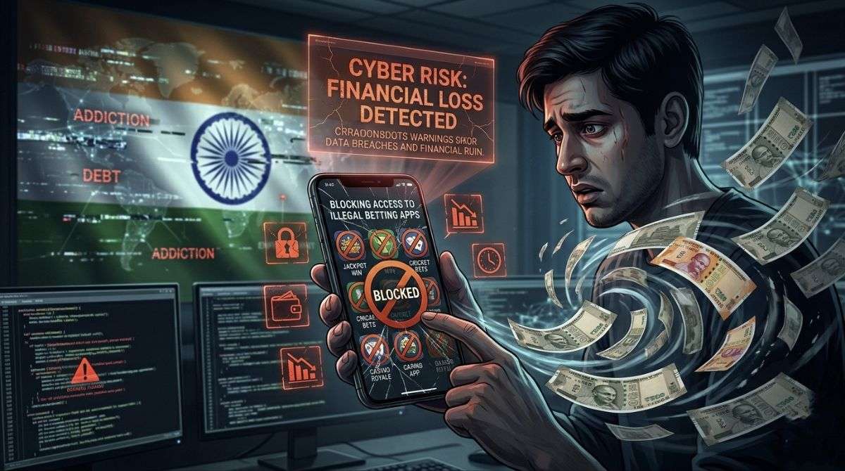 Online gambling risks financial loss addiction smartphone betting apps India