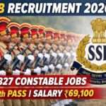 SSB Recruitment 2026 notification for 827 Constable posts, 10th pass government job with salary up to ₹69,100 in Sashastra Seema Bal