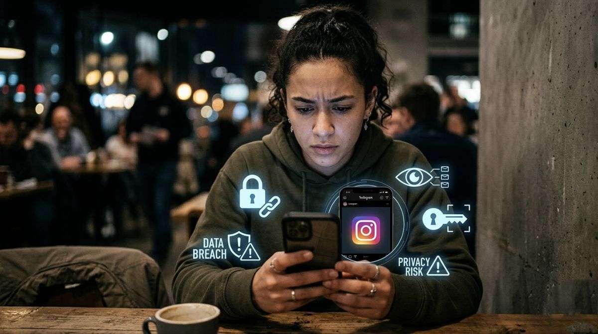 Social media user worried about Instagram privacy changes after removal of encrypted chats.