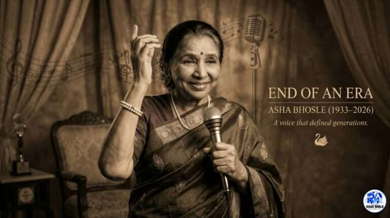 Asha Bhosle tribute image 2026 legendary Indian singer death news age 92 Mumbai