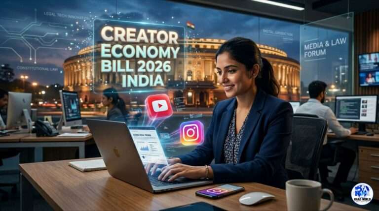 National Creator Economy Bill 2026 India digital creators law