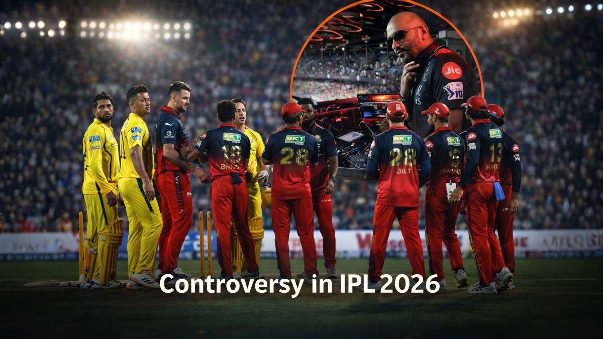 CSK vs RCB controversy IPL 2026 DJ song issue