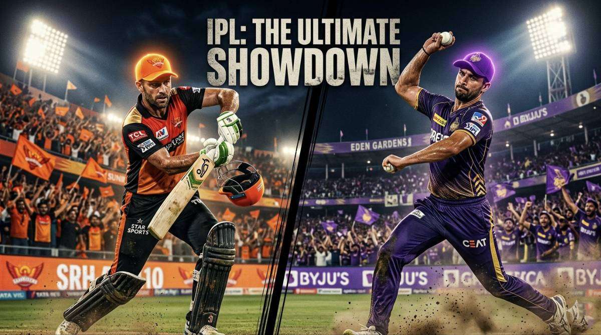 IPL players wearing orange and purple caps representing highest run scorer and highest wicket taker awards in Indian Premier League