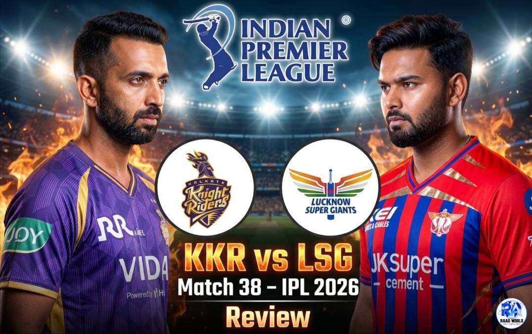 KKR vs LSG Match 38 IPL 2026 Review
