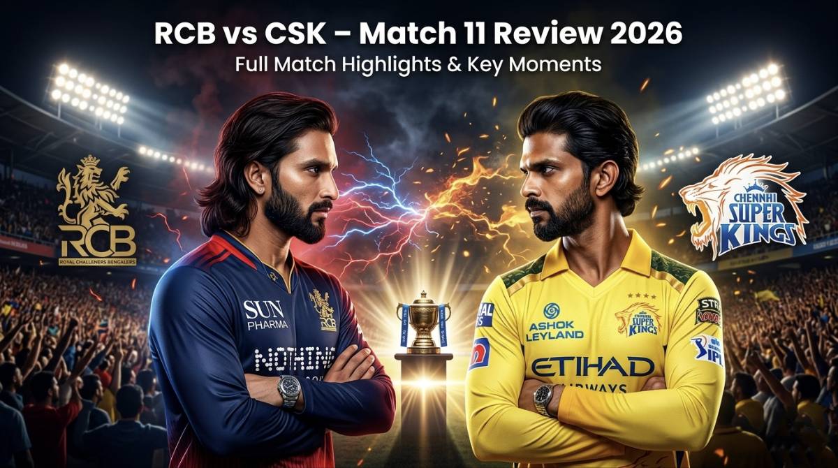 RCB vs CSK IPL 2026 match 11 review highlights image