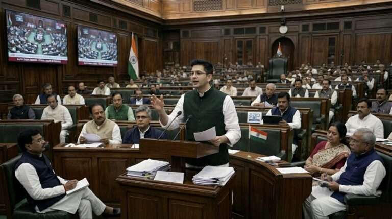 AAP removes Raghav Chadha as Rajya Sabha Deputy Leader news update