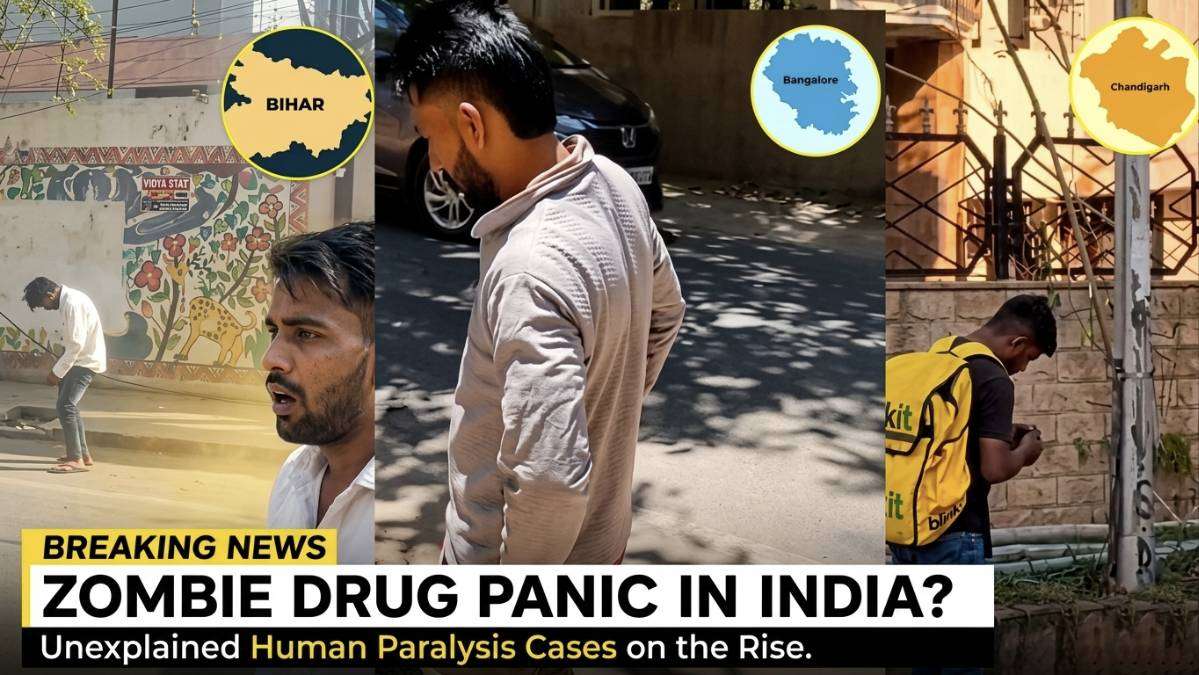 Viral zombie drug claims in Bihar Bengaluru Chandigarh fact check visual