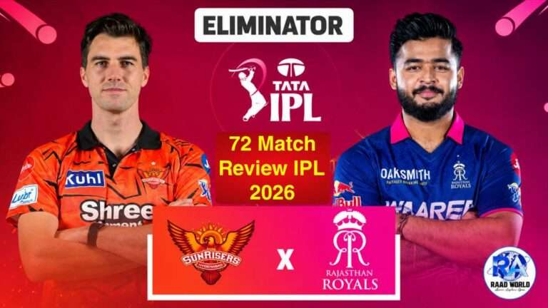 Rajasthan Royals defeated Sunrisers Hyderabad in IPL 2026 Eliminator featured image