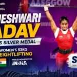 India's Gyaneshwari Yadav wins silver medal in women's 53kg weightlifting at the Commonwealth Games 2026 in Glasgow