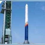 Skyroot Aerospace's Vikram-1 rocket lifting off from Sriharikota during Mission Aagaman, becoming India's first privately developed orbital launch vehicle to successfully reach Low Earth Orbit.